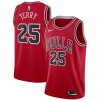 Män Chicago Bulls Tröja Dalen Terry 25 Nike 2022-23 Icon Edition Röd Swingman